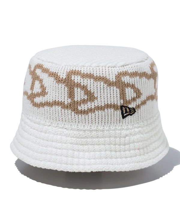 NEW ERA ニューエラ ハット 帽子 ニットバケット Knit Bucket フラッグ アイボリー 14109474