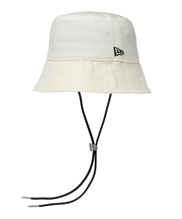 NEW ERA ニューエラ ハット 帽子 バケット01 セーラーブリム Sailor Brim Cord Strap Bucket ベーシック クロームホワイト 14109568