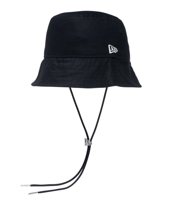 NEW ERA ニューエラ ハット 帽子 バケット01 セーラーブリム Sailor Brim Cord Strap Bucket ベーシック ブラック 14109569