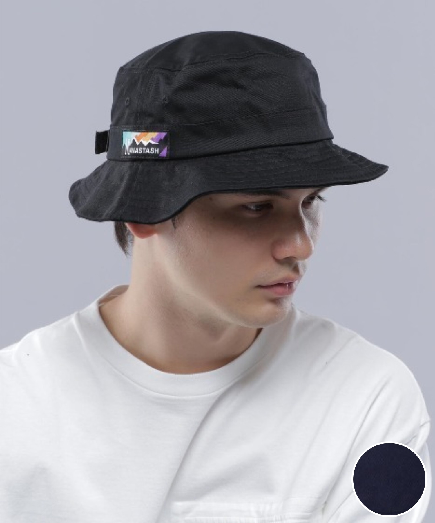 manastash/マナスタッシュ RAIBOW LOGO HAT 7923974008 ハット(NAVY-ONESIZE)