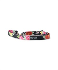 WOLFGANG ウルフギャング 犬用 リード DarkFloral LEASH Sサイズ 小型犬用 ダークフローラル リーシュ 花柄 ブラック WL-001-00