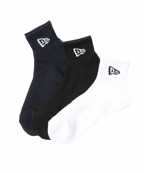 NEW ERA ニューエラ SOCKS ANKLE 3PAIRS MUL TI ソックスアンクル 11531694 ユニセックス ソックス HH D24(MUL-F)