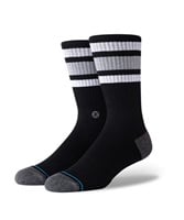 STANCE スタンス Boyd ST A556A20BOS メンズ レディース ユニセックス ソックス クルー丈 靴下 JJ I3(Black-S)