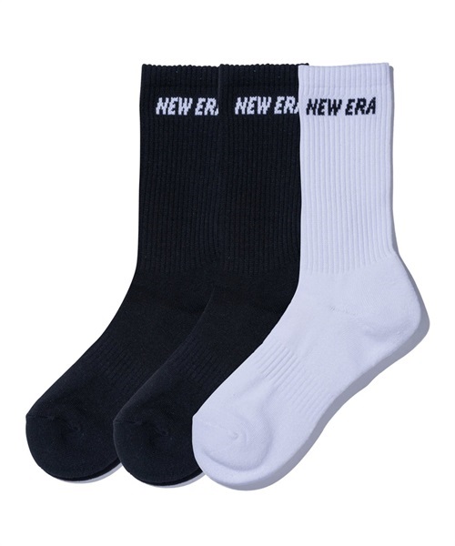 NEW ERA ニューエラ SOCKS CREW 3PAIRS 12674028 ソックス II E14(MULTI-F)