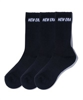 NEW ERA ニューエラ SOCKS CREW 3PAIRS 12674029 ソックス II E14(BLK-F)