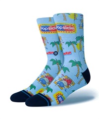 STANCE/スタンス ソックス 靴下 ICE CREAM ICONS アイスクリームアイコンズ コラボモデル POPS CREW A555C23POP(LBL-M)