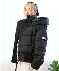 HUNTER ハンター ジャケット レディース アウター ショート丈 中綿 背負える INTREPID MIDWEIGHT SHORT PUFFER JACKET WRO1509MPP(BLK-S)