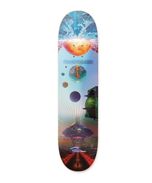 PRIMITIVE プリミティブ スケートボード デッキ 8.25inch RODRIGUEZ NEW WORLDS DECK