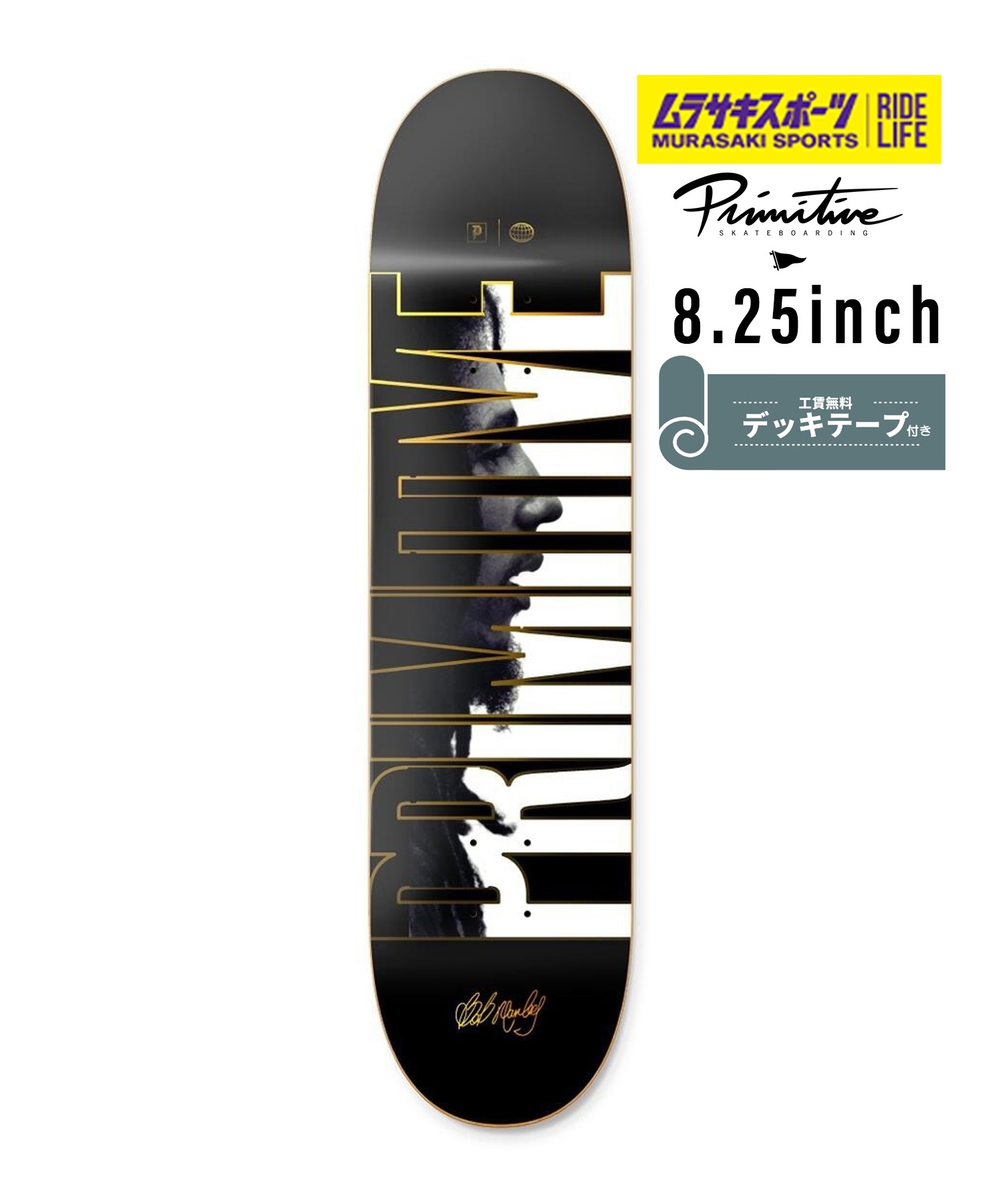 PRIMITIVE プリミティブ スケートボード デッキ 8.25inch TRIBUTE DECK スケートボード デッキ｜ムラサキスポーツオンラインストア  通販