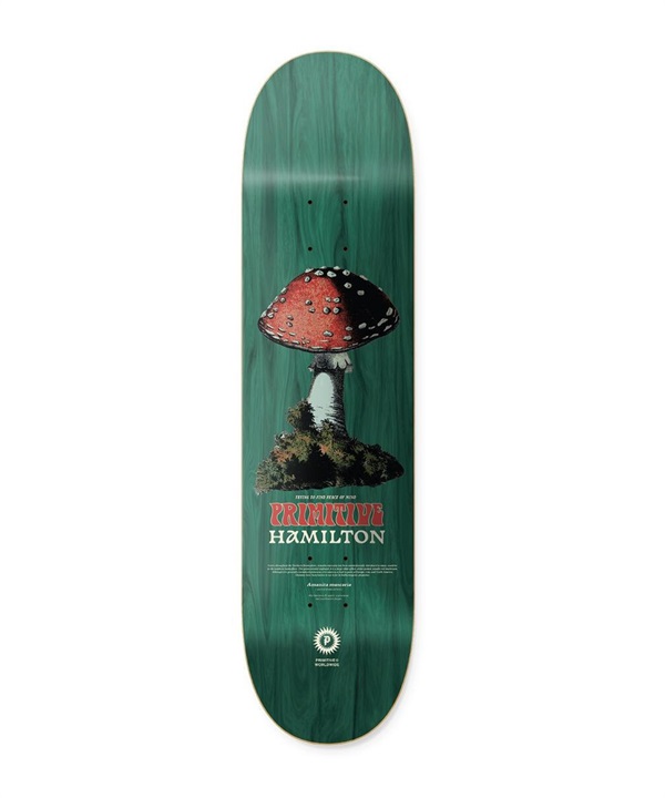 PRIMITIVE プリミティブ スケートボード デッキ 8.38inch HAMILTON RED CAP DECK