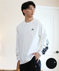 adidas アディダス メンズ 長袖 Tシャツ オーバーサイズ 90's ストリート ユニセックス KWX96