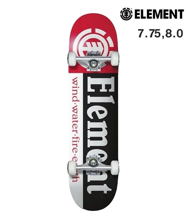 ELEMENT エレメント スケートボード コンプリートセット 7.75 8.0inch SECTION ムラサキスポーツ