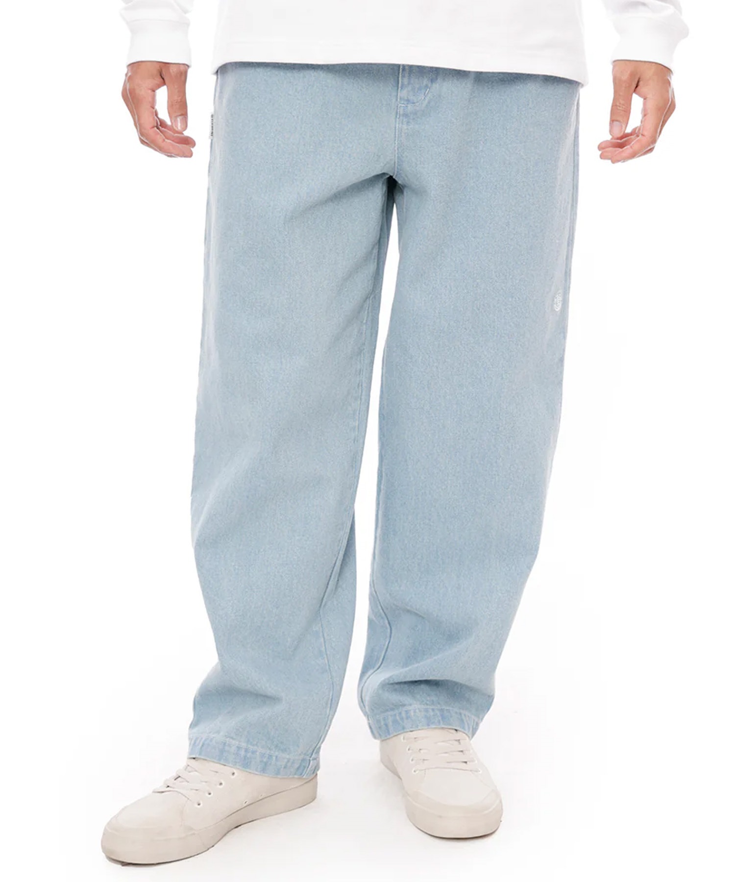 ELEMENT エレメント ロングパンツ デニム メンズ ワイドシルエット SHOD PANTS HAMMER BE022-703(MIU-M)