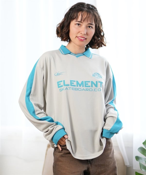 ELEMENT エレメント ゲームシャツ レディース 長袖 シャツ ロンT BE024-152