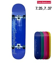 ColorSkateboard カラースケートボード  スケートボード コンプリート PSSTIX COMP KIDS 7.25,7.37 ムラサキスポーツ(BL-7.25inch)