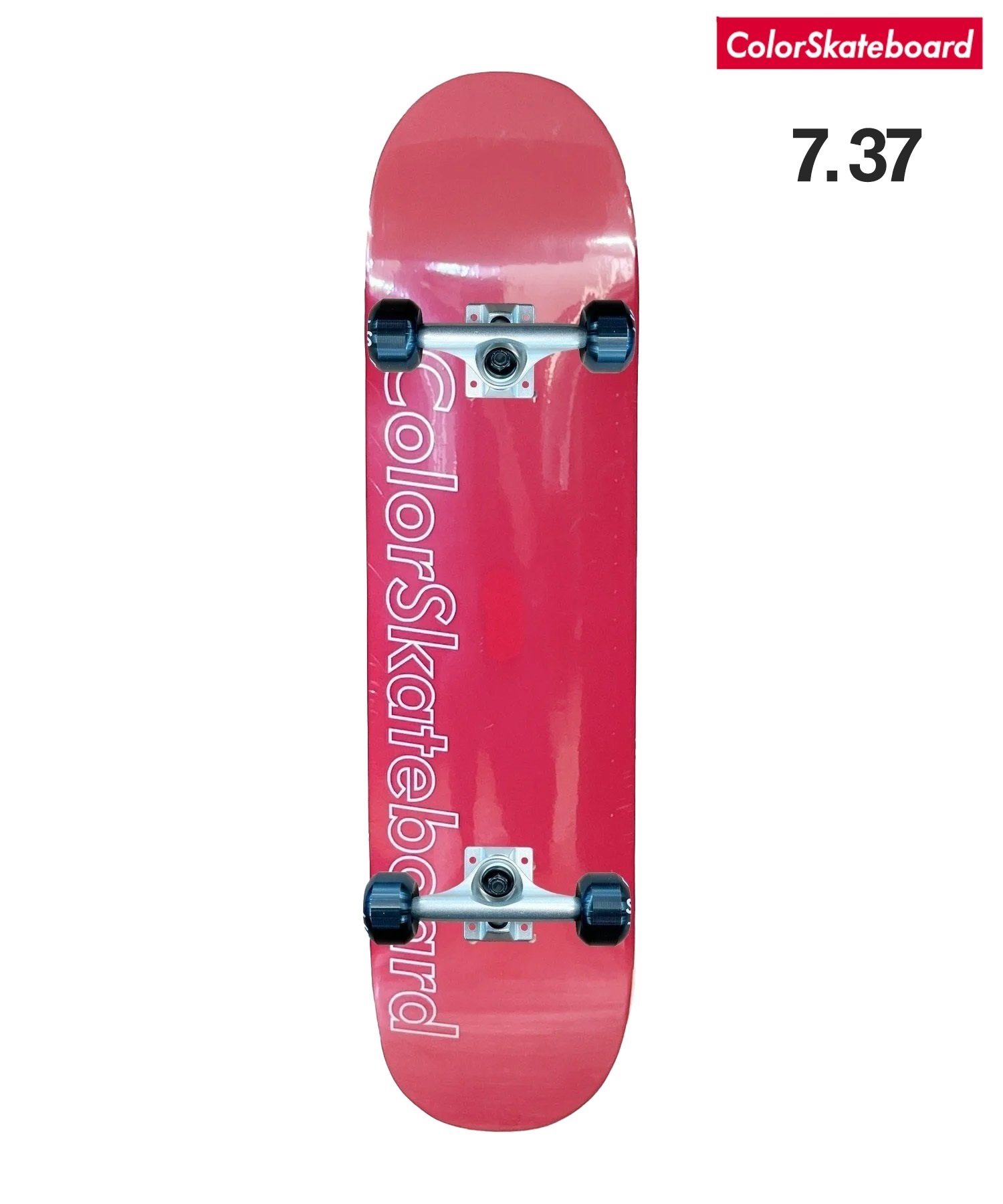 ColorSkateboard カラースケートボード  スケートボード コンプリート PSSTIX COMP KIDS 7.25,7.37 ムラサキスポーツ(RD-7.37inch)