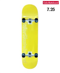 ColorSkateboard カラースケートボード  スケートボード コンプリート PSSTIX COMP KIDS 7.25,7.37 ムラサキスポーツ(YE-7.25inch)