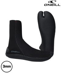 ONEILL オニール NINJA SOCKS 忍者ソックス 3mm AFW-840A2 サーフィン ブーツ ソックス 冬用 ムラサキスポーツ(BLK-XXS)