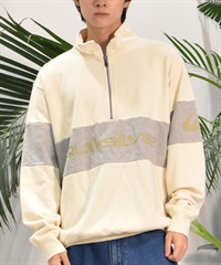 QUIKSILVER クイックシルバー ハーフジップ トレーナー メンズ スウェット 裏毛 QZP244067(IVY-M)