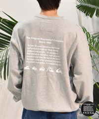 QUIKSILVER クイックシルバー トレーナー クルーネック メンズ スウェット バックプリント 裏起毛 ルーズシルエット QPO244066