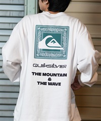 QUIKSILVER クイックシルバー 長袖 Tシャツ ロンT バックプリント QLT244604M ムラサキスポーツ限定