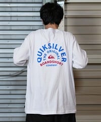 QUIKSILVER クイックシルバー 長袖 Tシャツ メンズ ロンT バックプリント ユニセックス QLT244034(WHT-M)