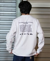 QUIKSILVER クイックシルバー 長袖 Tシャツ メンズ ロンT オーバーサイズ バックプリント ユニセックス QLT244033