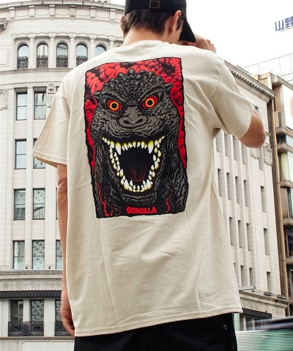 SANTACRUZ サンタクルーズ × GODZILLA ゴジラ コラボレーション 半袖 Tシャツ メンズ レディース ユニセックス バックプリント 510245401