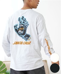 SANTACRUZ サンタクルーズ 長袖 Tシャツ メンズ ロンT バックプリント 502243402 ムラサキスポーツ限定(WHITE-M)