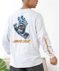 SANTACRUZ サンタクルーズ 長袖 Tシャツ メンズ ロンT バックプリント 502243402 ムラサキスポーツ限定(SLVGY-M)