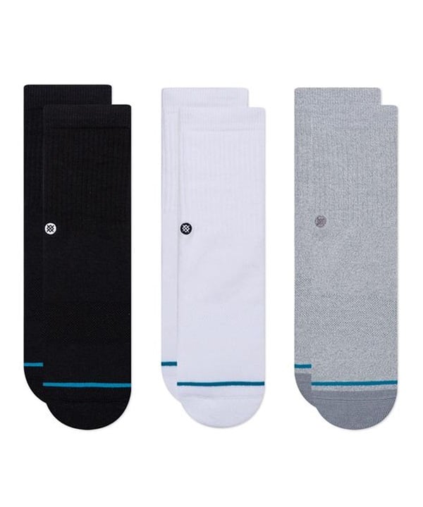 STANCE スタンス ソックス 靴下 キッズ 3足セット ICON ST KIDS 3 PACK K556A20ICO#MUL