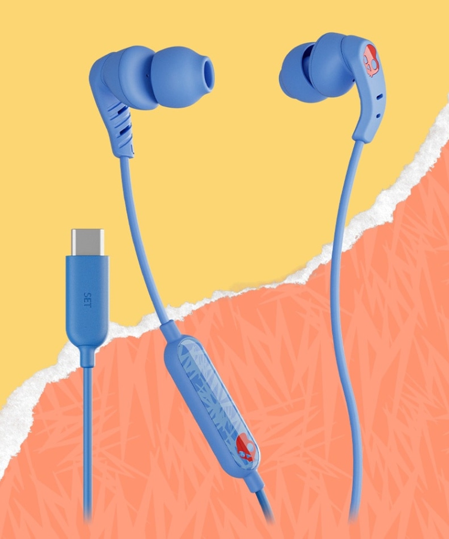 Skullcandy スカルキャンディー イヤホン 有線 Type-C カナル型 Set USB-C Triple Threat S2SXY  雑貨｜ムラサキスポーツオンラインストア 通販