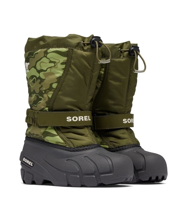 SOREL ソレル ブーツ キッズ 防水 ウインターブーツ YOUTH FLURRY BOOT PRINT ユースフルーリーブーツ プリント NY5195