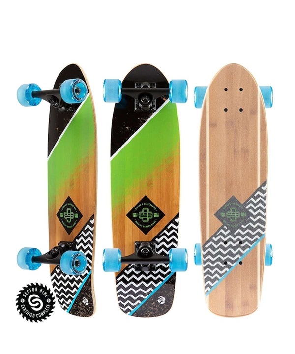 SECTOR9 セクターナイン ロング スケートボード コンプリート 26.5inch BAMBOO SERIES