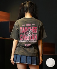 TAHCHEE ターチー 半袖 Tシャツ レディース レトロポップ バックプリント ルーズシルエット TC240900-07