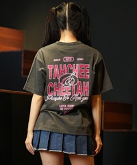 TAHCHEE ターチー 半袖 Tシャツ レディース レトロポップ バックプリント ルーズシルエット TC240900-07