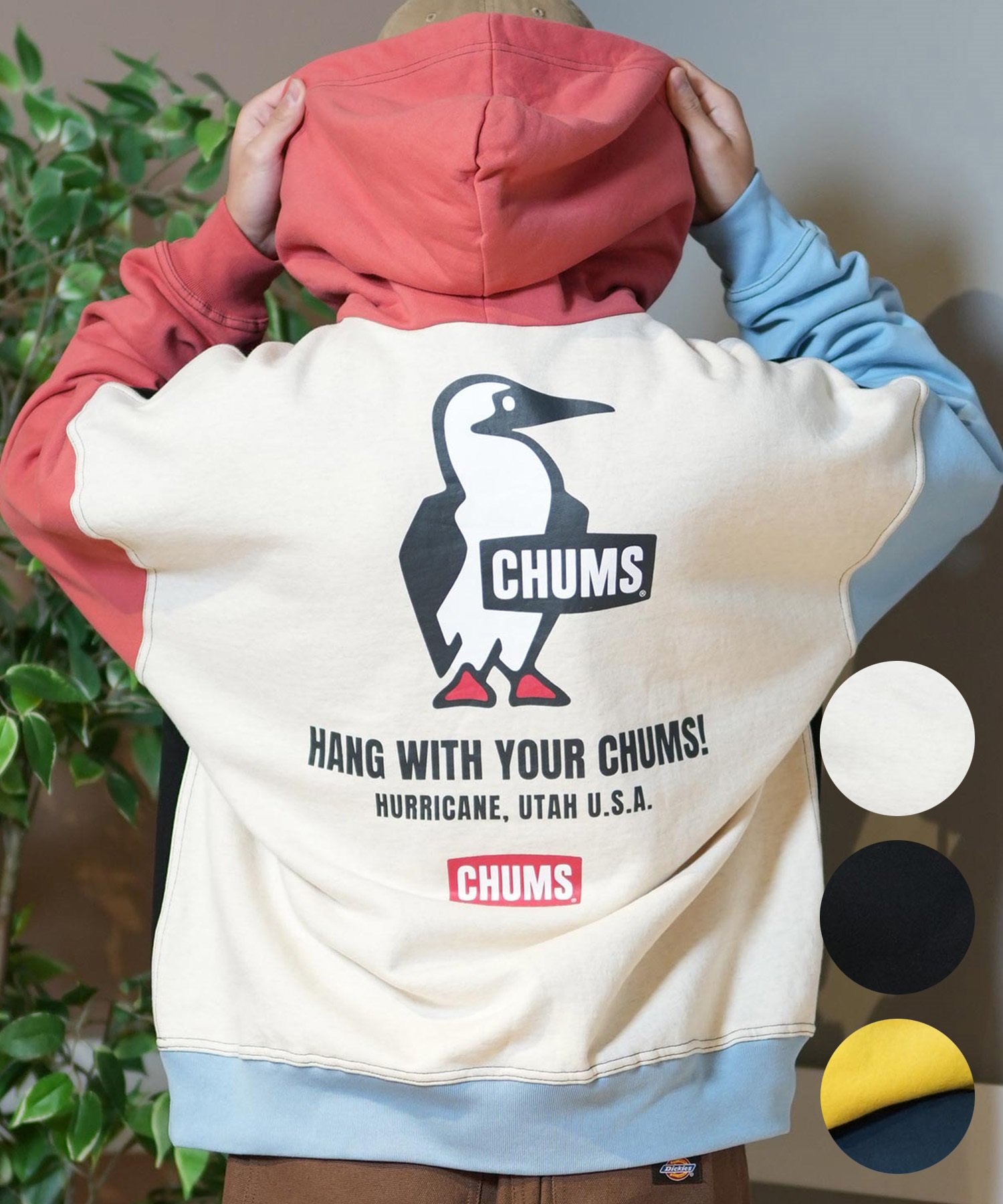 CHUMS チャムス パーカー プルオーバー メンズ スウェット フーディー バックプリント オーバーサイズ CH00-1476 ムラサキスポーツ限定  パーカー｜ムラサキスポーツオンラインストア 通販