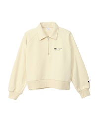 CHAMPION チャンピオン ハーフジップ スウェット トレーナー レディース ワンポイント CW-A009