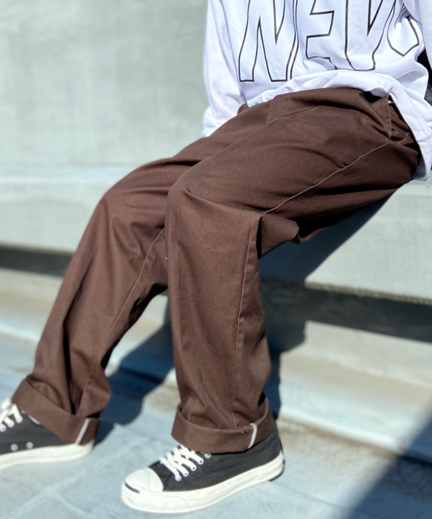 Dickies ディッキーズ ロングパンツ チノパン メンズ スケートパンツ ストレートワイドパンツ Original 874 ワークパンツ 14562800(70BRN-28inch)