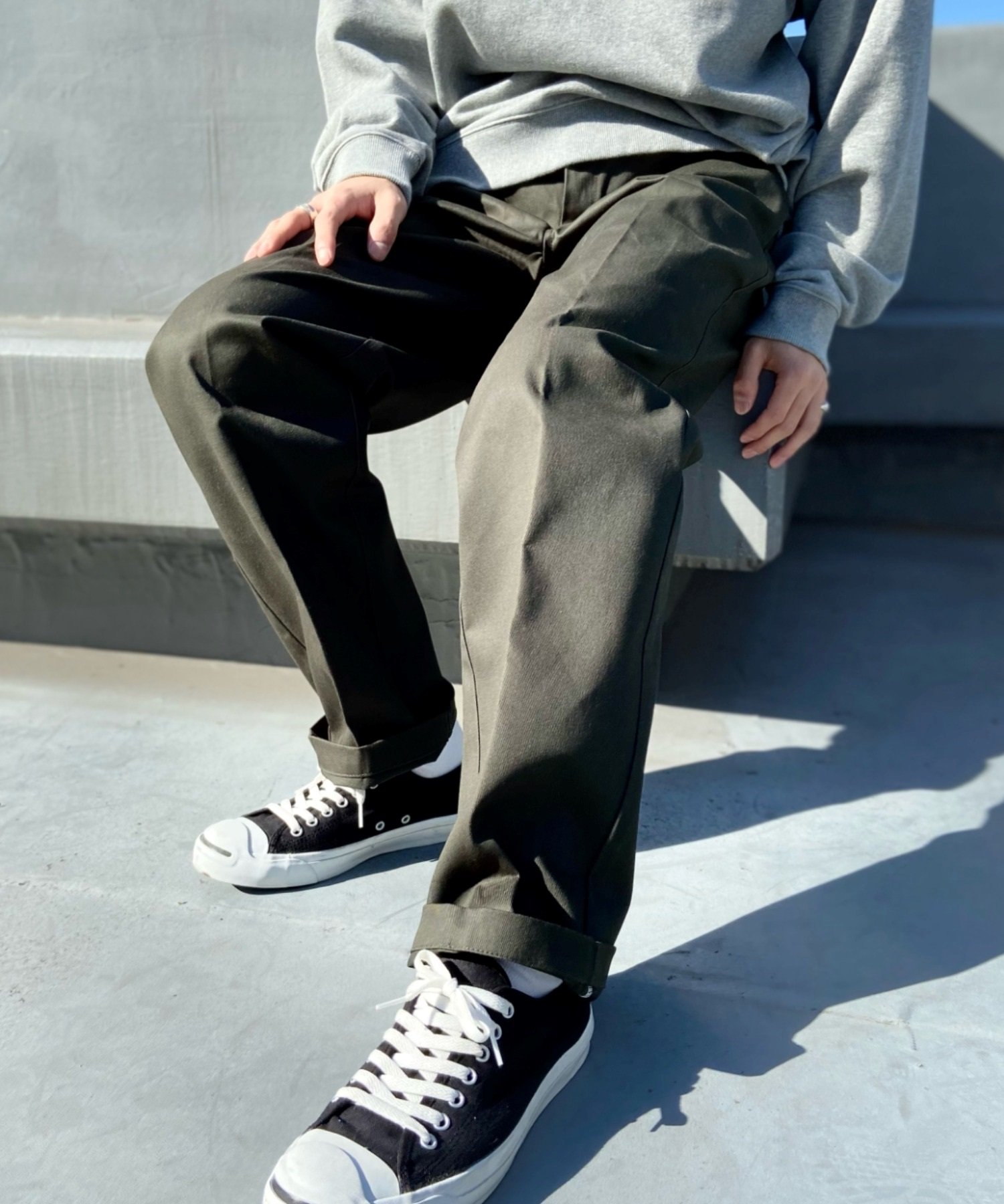 Dickies ディッキーズ ロングパンツ チノパン メンズ スケートパンツ ストレートワイドパンツ Original 874 ワークパンツ 14562800(35KHA-28inch)