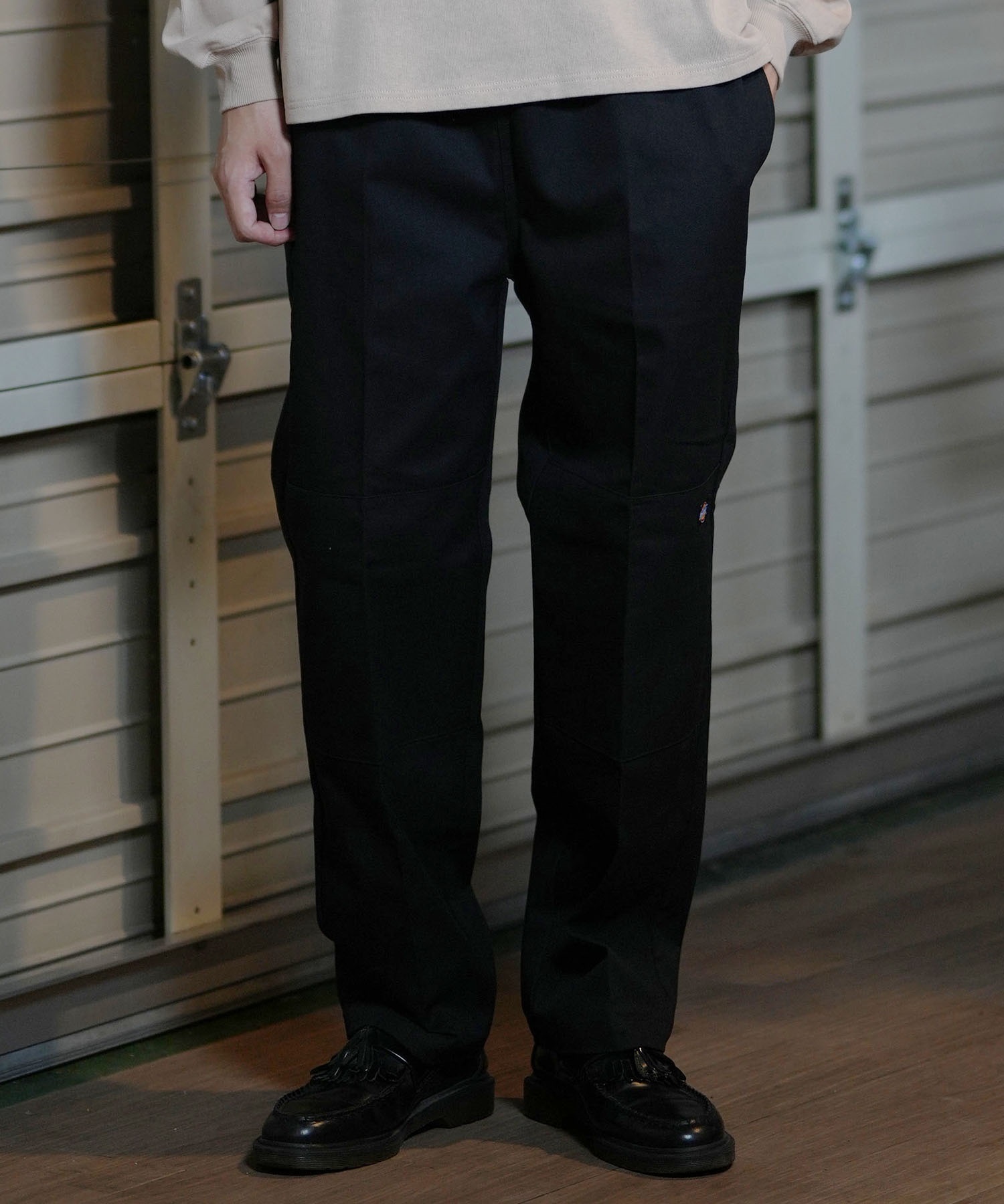 Dickies ディッキーズ ロングパンツ メンズ MS DK DOUBLE KNEE EASY PANT 80753100 ムラサキスポーツ別注(80BK-S)