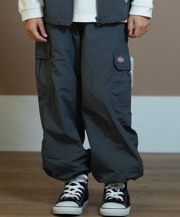 Dickies ディッキーズ ボトムス キッズ ロングパンツ ナイロンカーゴパンツ 80753400 ムラサキスポーツ限定