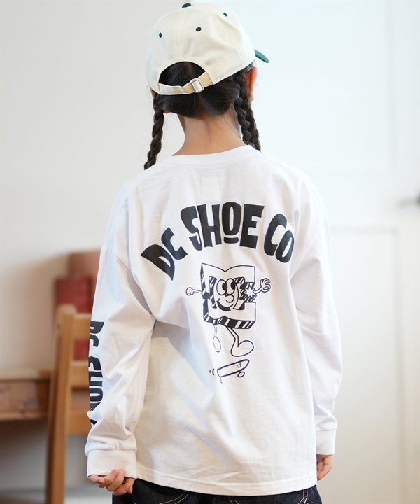 DC ディーシー Tシャツ キッズ 長袖 ロンT バックプリント 24 KD PLAYTIME LS YLT244529