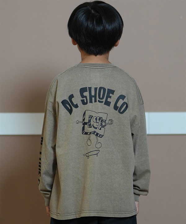 DC ディーシー Tシャツ キッズ 長袖 ロンT バックプリント 24 KD PLAYTIME LS YLT244529