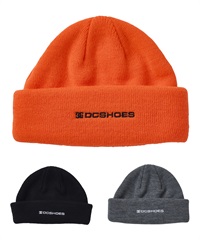 DC ディーシー ビーニー ニットキャップ ニット帽 帽子 ダブル シングル ロゴ 24 2WAY WATCH BEANIE DBE244236(BLK-FREE)