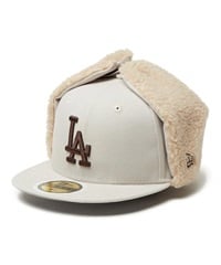 NEW ERA ニューエラ キャップ 帽子 キッズ Kid's 59FIFTY Dog Ear ドッグイヤー ロサンゼルス・ドジャース ストーン 14325242(WT-6　3/4)