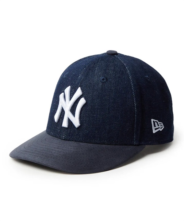 NEW ERA ニューエラ キャップ 帽子 キッズ Youth LP 9FIFTY Denim 2-Tone ニューヨーク・ヤンキース インディゴデニム ネイビースウェードバイザー 14325143