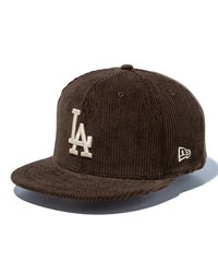 NEW ERA ニューエラ キャップ 帽子 59FIFTY MLB Corduroy コーデュロイ ロサンゼルス・ドジャース ダークブラウン 14307721(BR-7)