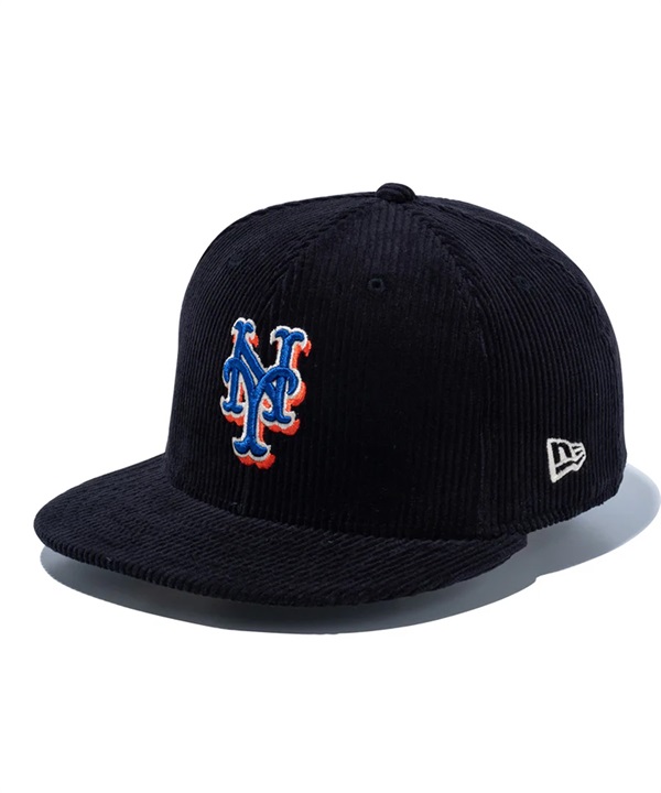 NEW ERA ニューエラ キャップ 帽子 59FIFTY MLB Corduroy コーデュロイ ニューヨーク・メッツ ブラック 14307720