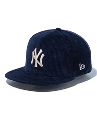 NEW ERA ニューエラ キャップ 帽子 59FIFTY MLB Corduroy コーデュロイ ニューヨーク・ヤンキース ネイビー 14307719(NV-7)